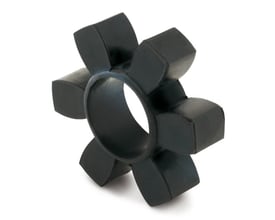 HRC 180 INS element i nitril gummi, størrelse 180, til klokobling med et 77mm indvendigt hul og seks flige.