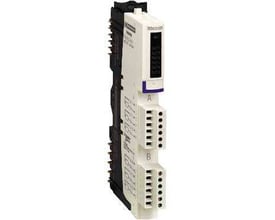 Schneider Electric Modicon STB kit med 6 digitale udgange og 24VDC 0,5A, viser tilslutningsterminaler og mærkatet DDS510.
