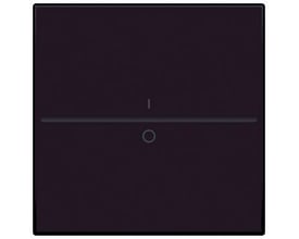 Niko tangent i mørkebrun med 'i' og 'o' symboler til 2-tryks systemer, vist forfra mod en hvid baggrund.