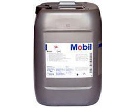 Mobil Glygoyle 220 syntetisk smøremiddel i 20-liters dunk, set forfra med gråt håndtag og Mobil-etiket.