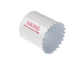VIKING HSS bimetal hulsav med 168 mm diameter og variabel fortanding 4/6 tpi på hvid baggrund.