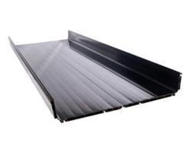 CommScope FiberGuide kanalbund, 600x100mm, gul FGSB-MSHS-H, en lang sektion med to opretstående kanter.