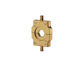 Klauke presseindsats HR 4 til 70 mm² kobber, vist fra siden med graveringer som KL Cu 50².