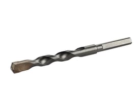 Ironside HM-centerbor på 8 mm med snoet bor og sekskantet skaft, vist skråt fra siden.