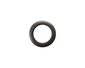 SG Armaturen Rehab ring i sort rustfrit stål, 133mm, perfekt til loftrenovering og tætning af huller.