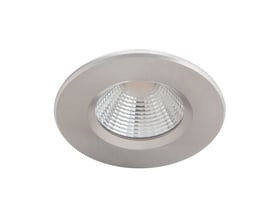 Enkelt Philips Lighting Dive indbygningsspot i krom, med synlig LED-lyskilde og refraktor.