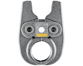 Rems presbakke mini U, 40 mm fremstillet af hærdet specialstål med indgraveret Rems logo og U40 markering.