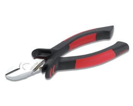 LAUS bidetang 160mm med 1000V isolering og rødt/sort 2-komponent ergonomisk greb. Forkromet kæbe.