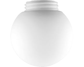 Ifö Electric Glaskuppel Glob Ø150 mm i mat opal glas med gevind. Diameter 150 mm, højde 133 mm.