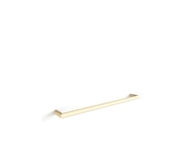 Metallbude Vana håndklædestang i cremet farve med rundt, minimalistisk design, 550 mm bred, vist med en let skygge.