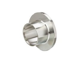 Svejsekrave type 35 i rustfrit stål 4404, DN 32 - 42,4 mm, med en poleret overflade og EN 1092-1 standard.