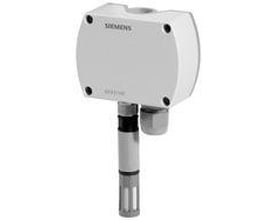 Siemens QBE63-DP02 differenstryksføler til væsker og gasser, hvid med grå detaljer, viser tilslutningsboks og måleføler.