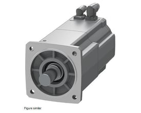 Siemens Simotics S-1FK2 CT servomotor med 27 Nm, PN 4 kW, holdebremse og IP65-beskyttelse på hvid baggrund.