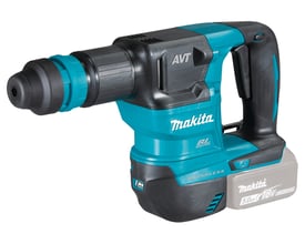 Makita 18V kulfri SDS-Plus mejselhammer med AVT teknologi og BL MOTOR, vist med 5.0Ah LXT batteri.
