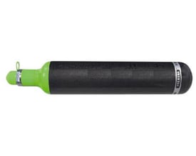 Prebena KT1000 cylinder med grønt tilslutningsstykke og sort cylinderkrop med mærkeidentifikation.