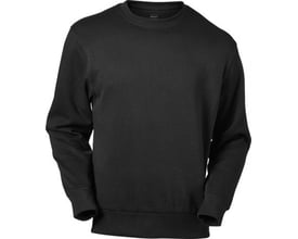 Bagfra-visning af Mascot Carvin sweatshirt i sort, størrelse 6XL, med rund hals og synlig ribkant ved håndled.