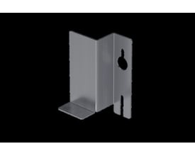 Lauritz Knudsen vægkonsol WGX-S lav TTA-BT35L i metal med 35mm bredde og monteringshuller.