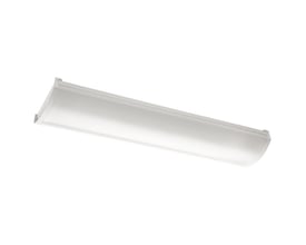 SG Armaturen Wave 600 LED armatur i hvid med indbygget HF sensor, 18W effekt og IP44 klassificering.