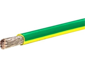 Texiline HF90 120mm² kabel med gul/grøn isolering og fortinnet kobberleder, ideel til skibs- og offshorebrug.