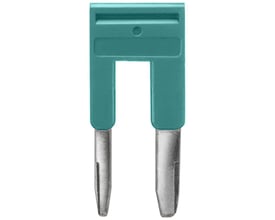 Siemens reduktionsbro i grøn, designet til 16mm2, med skrue til fjeder tilslutning, ideel til industrielle anvendelser.