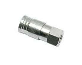 Parker kobling med G1/4 indvendigt BSPP gevind, DN 5 mm, lavet af forniklet messing med 480 l/min kapacitet.