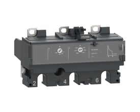 Schneider Electric Relæ TM160DC 3-polet termisk-magnetisk enhed til ComPacT NSX 160DC maksimalafbrydere, mærket 175/250A.