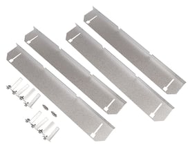 Fire SG Armaturen Sense beslag til planforsænkning af 300x1200 mm Troldtekt akustiklofter, inklusiv skruer og beslag.