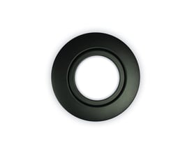 Scan Products Luna Low Profile front i mat sort aluminium med en diameter på 88mm.