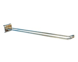 Maskinfabrikken Universal dobbelt varekrog på 300mm med rund snude og Ø4mm tykkelse.