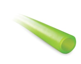 ASPEN gummislange Mini Lime i limegrøn med synlig åbning for enden, til kondensvandspumpe, 14 mm og 1 meter.
