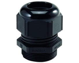 Lapp Skintop ST-M kabelforskruning i sort RAL 9005 med M50 gevind og 27-35mm klemområde.