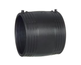 Georg Fischer ELGEF Plus svejsemuffe i PE100, 160 mm diameter, SDR17 PN10 til gas og vand.