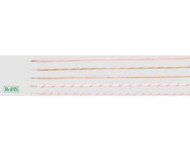 HELUKABEL Helutherm 400 højtemperaturkabel med 1X1mm ledning, vist med forskellige farvemønstre på lys grå baggrund.