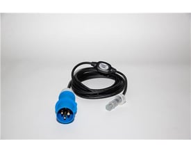 Lumenlight LIT230 snap tilslutningsledning på 4 meter i sort H07 CEE med IP44/IP67-klassificering.