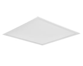 Opple LED-panel B4 RE295 i hvid, flad og rektangulær form, med 34 W, DALI-styring, 840 og U19.