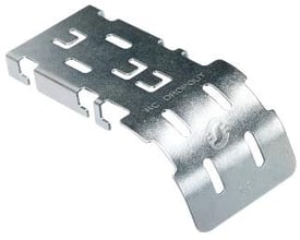 El-galvaniseret kabeldrop fra Schneider Electric, model FZS, lavet af metal med en let blank overflade og synlige udstansninger til montering.