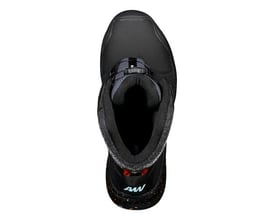 Sort Activewear Knox 5202 vintersikkerhedsstøvle i størrelse 47 set ovenfra med FitGo-lukning.