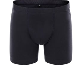 Sorte Fristads Flamestat 7031 MOFN boxershorts i størrelse 3XL med lange ben og elastisk talje, set forfra.