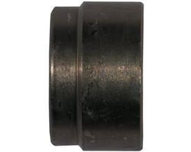 Mørk syrefast klemring SO50001-08 fra Serto, 8 mm diameter, vist fra siden med fokus på materiale og finish.