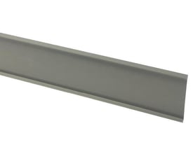 Legrand 150mm ledningskanallåg i grå RAL7030, blyfrit materiale fremvist på hvid baggrund.