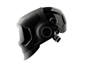 3M Speedglas G5-03 Pro svejsehjelm og sikkerhedshjelm i sort og grå, set skråt fra siden.