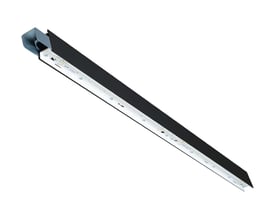 SG Armaturen Lineal Surface 840 Dali, et 841 mm sort aluminiumsarmatur med synlige LED-strips og Dali-dæmpning.