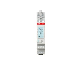 ABB 1-faset energimåler D11 direkte måling 40A med M-bus og MID godkendelse, viser digitalt display med forbrug.