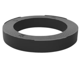 VOTEC topring med fals, 425x100mm, fremstillet af grå genbrugsplast og godkendt til belastningsklasse D400.