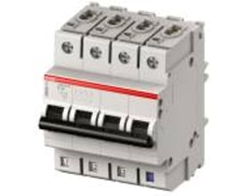 ABB UK S403M-K63NP A.SMIS63A 3PN K afbryder, 3-polet + nul, K karakteristik, 63A, 10kA.