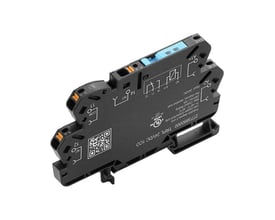 Weidmüller TRPL relæmodul 24VDC med PUSH IN tilslutning og 1 skiftekontakt, mærket med 2773890000.