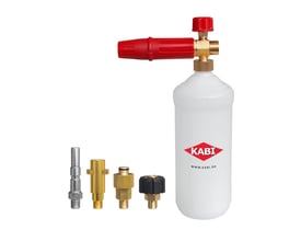 KABI skumsprayer KA9200 med 0,9 liters gennemsigtig beholder og messing skumhoved.