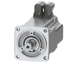 Siemens SIMOTICS S-1FK2 HD servomotor med 1,27 Nm moment og akseldiameter D19x40 mm med nøglefæste.