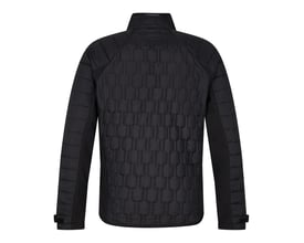 Engel jakke model 1371-604 i sort, størrelse 2XL, set bagfra med quiltet mønster på kroppen og glatte ærmer.