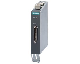 Siemens SINAMICS sensor modul SMC10, model 6SL3055-0AA00-5AA3, viser en grå enhed med "Siemens" logo og X520 port.
